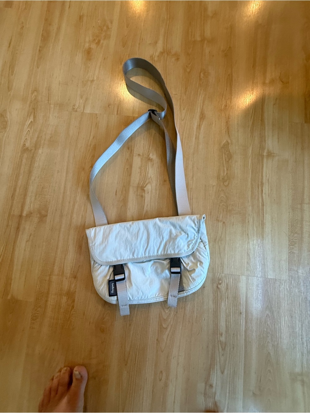 Bellroy Light Beige Crossbody Shoulder Bag -